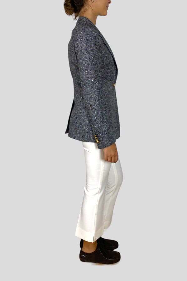 Blazer Tagliatore pied de poule monopetto