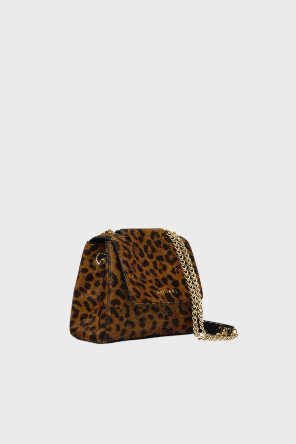 Borsa Sveva Leo Mini a spalla in cavallino