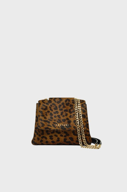 Borsa Sveva Leo Mini a spalla in cavallino