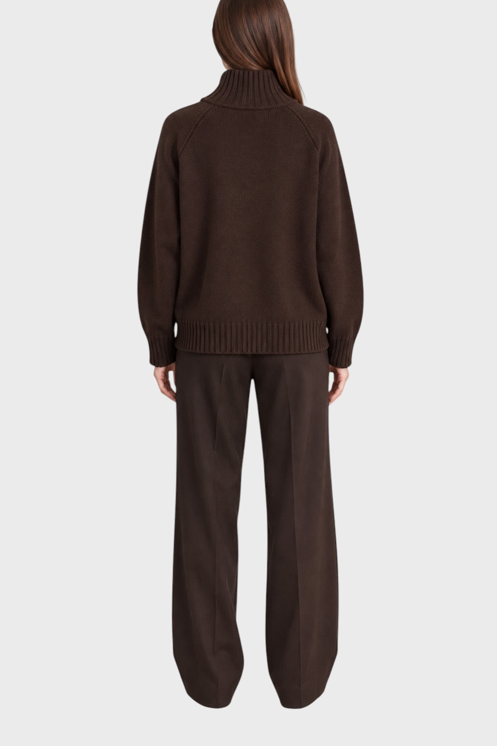Maglia BE YOU Dolcevita Brown
