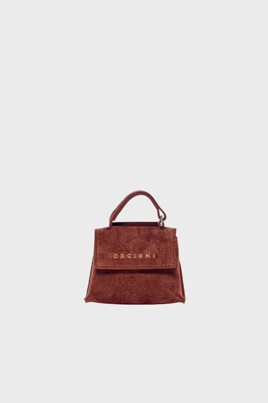 Charm mini Sveva in pelle scamosciata