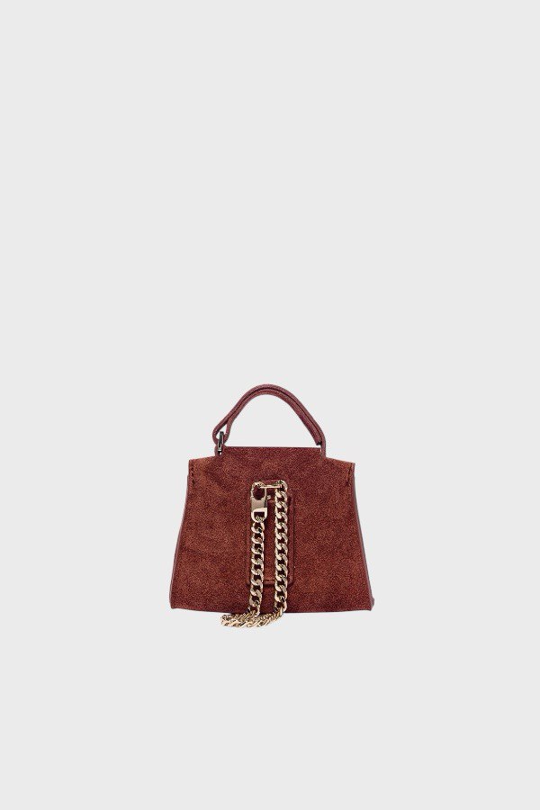 Charm mini Sveva in pelle scamosciata