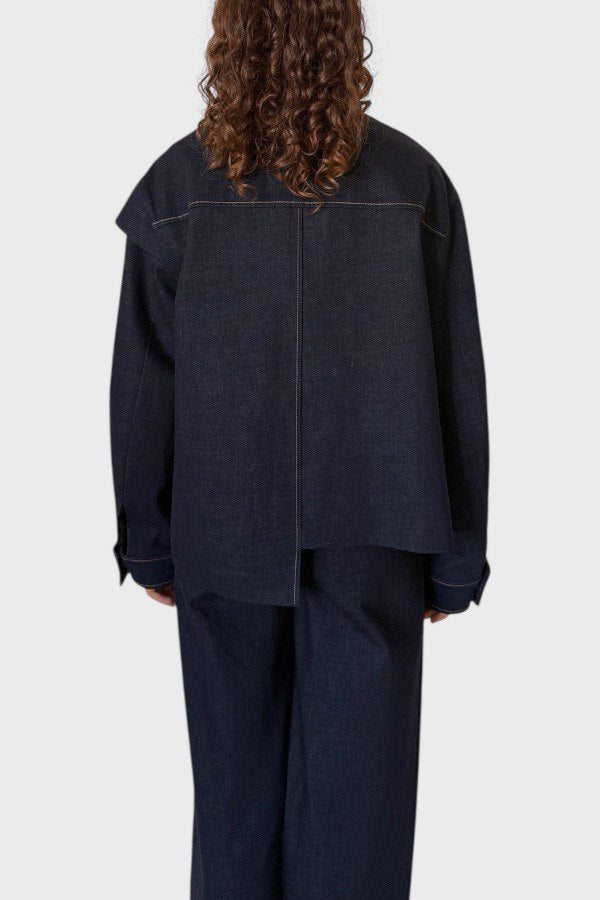Giacca in jeans oversize unisex 2