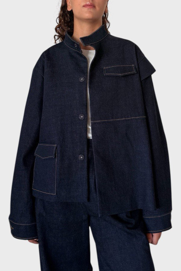 Giacca in jeans oversize unisex