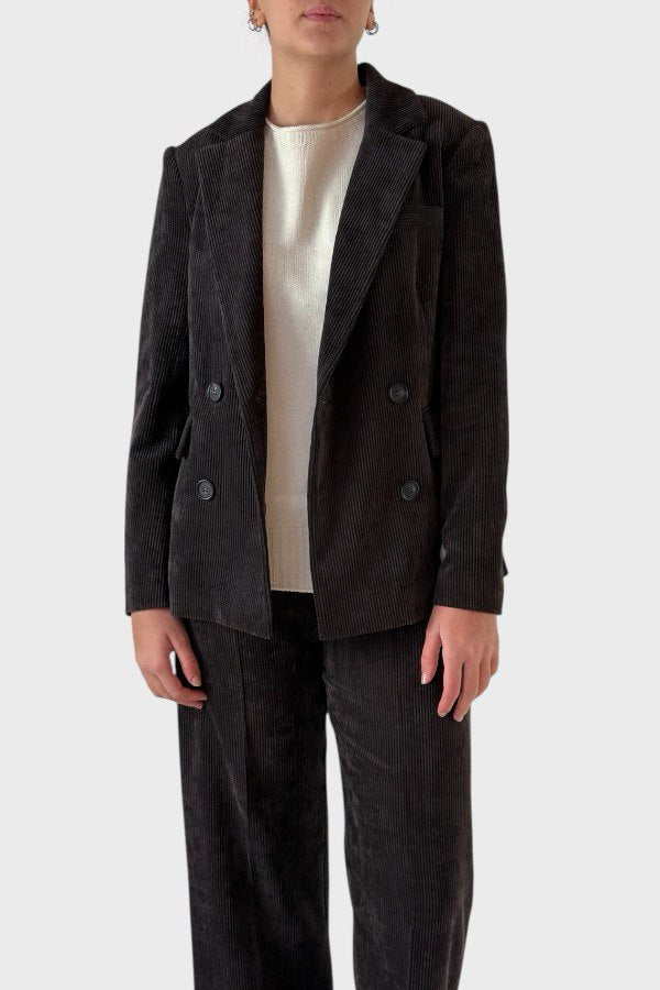 Blazer-d'exterior-velluto-coste-marrone 1