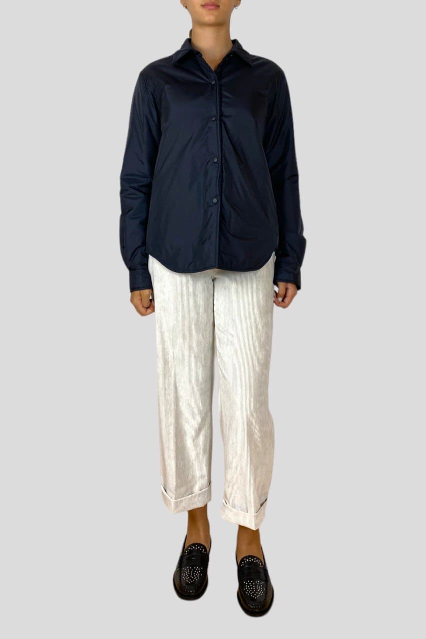 Giacca camicia con imbottitura