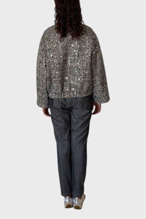 Giacca corta con paillettes Ermanno Firenze 1