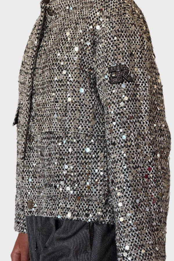 Giacca corta con paillettes Ermanno Firenze 2