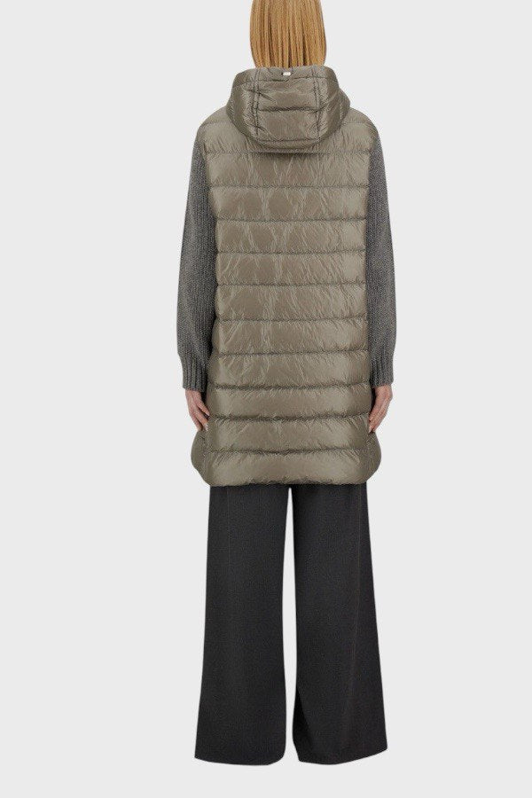 Piumino Herno Donna colore grgiio 4