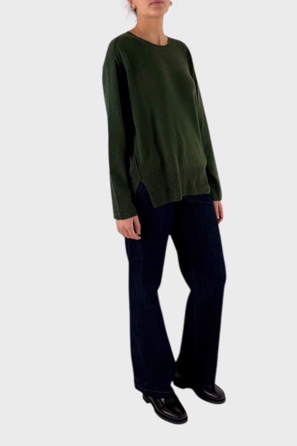 Maglione girocollo  verdone Be You 1