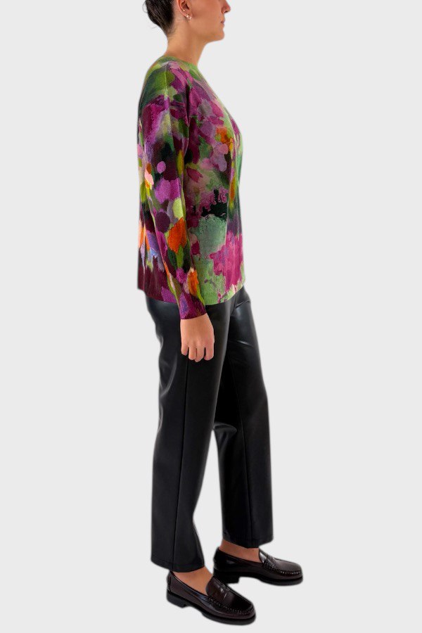 Maglia multicolor il lana merinos 2