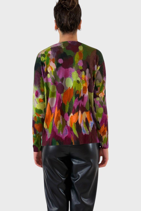 Maglia multicolor il lana merinos 3