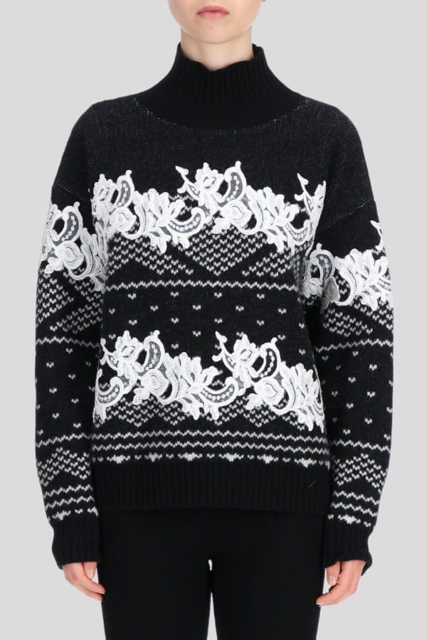 Maglione Ermanno Firenze con ricamo