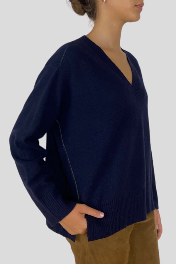 Maglione Be You scollo a V cashmere