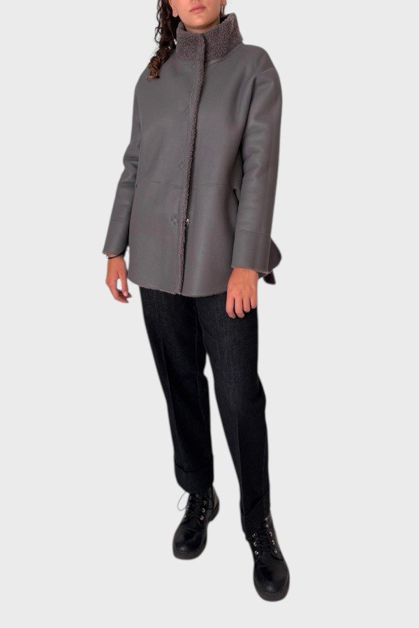 Giacca-shearling-ferro