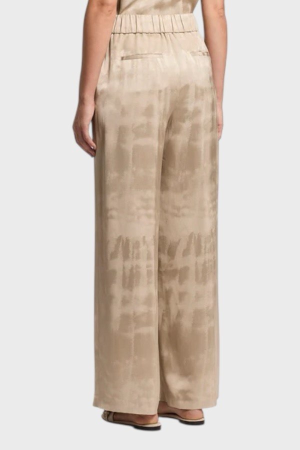 Pantalone Palazzo Peserico in Viscosa Jacquard 2