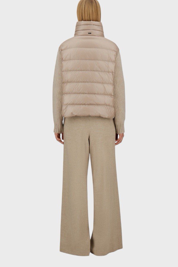 Piumino corto in Nylon in maglia Herno3