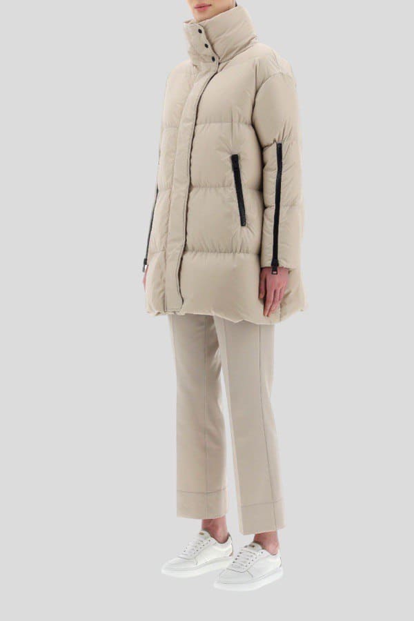 Piumino Herno in Nylon con cerniere a contrasto
