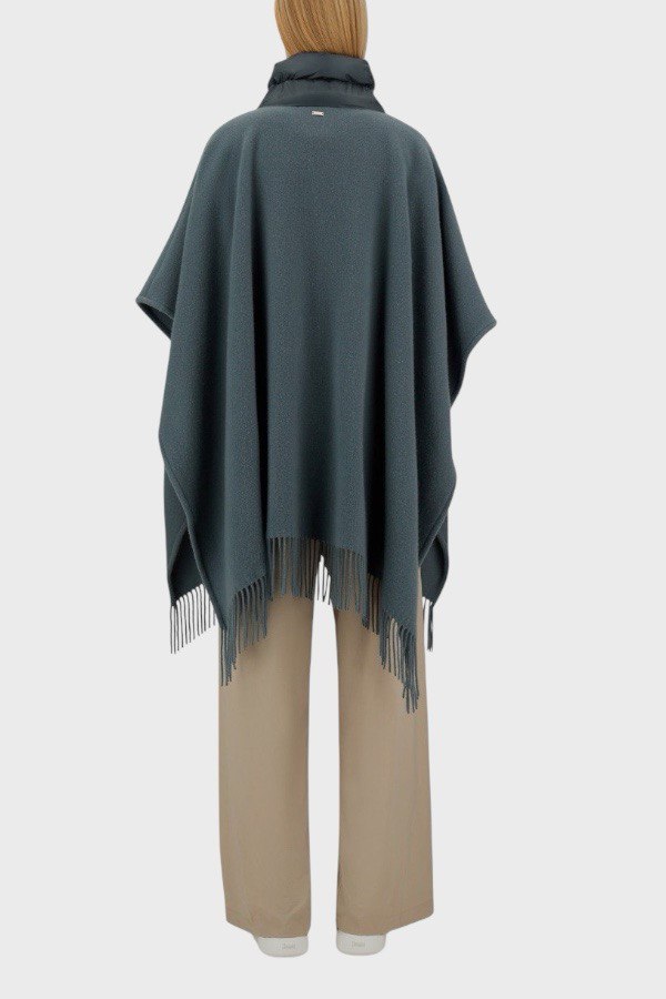 Poncho-frange-grigio-azzurro-Herno 4