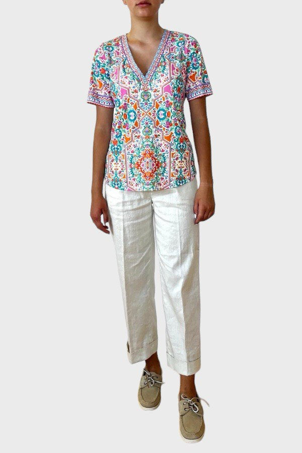 T-Shirt scollo a V