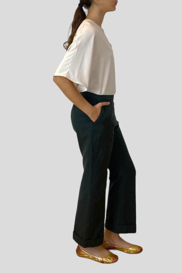 Pantalone verde oliva Aspesi Donna 1