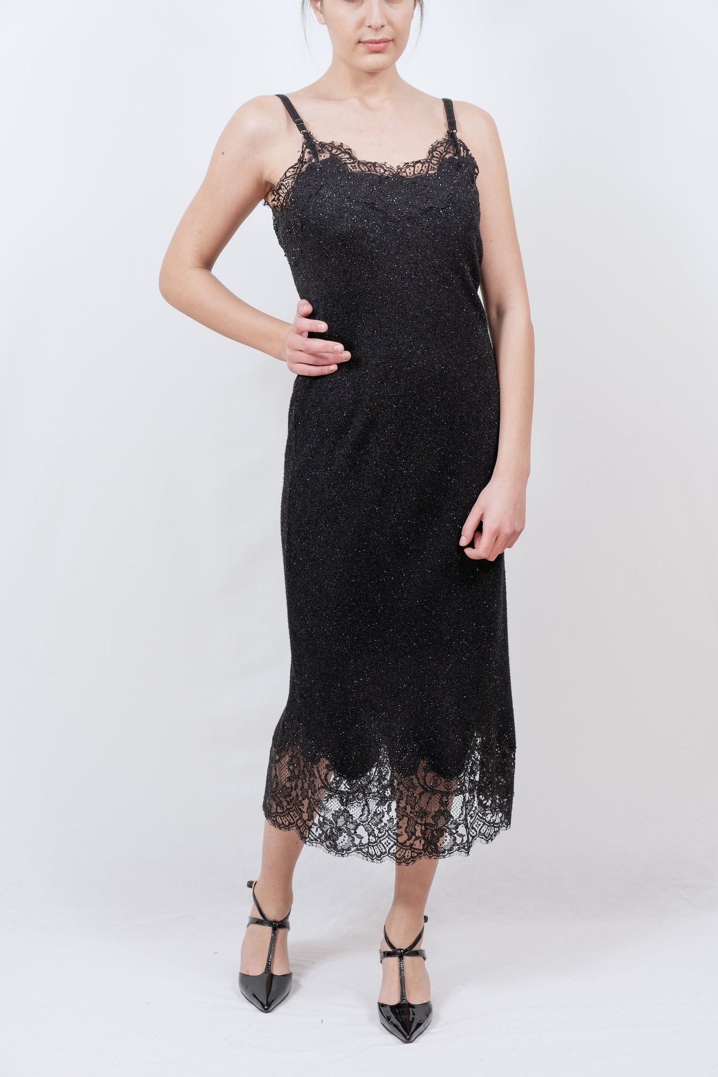 Ermanno Scervino Abito Pizzo e Swarovski