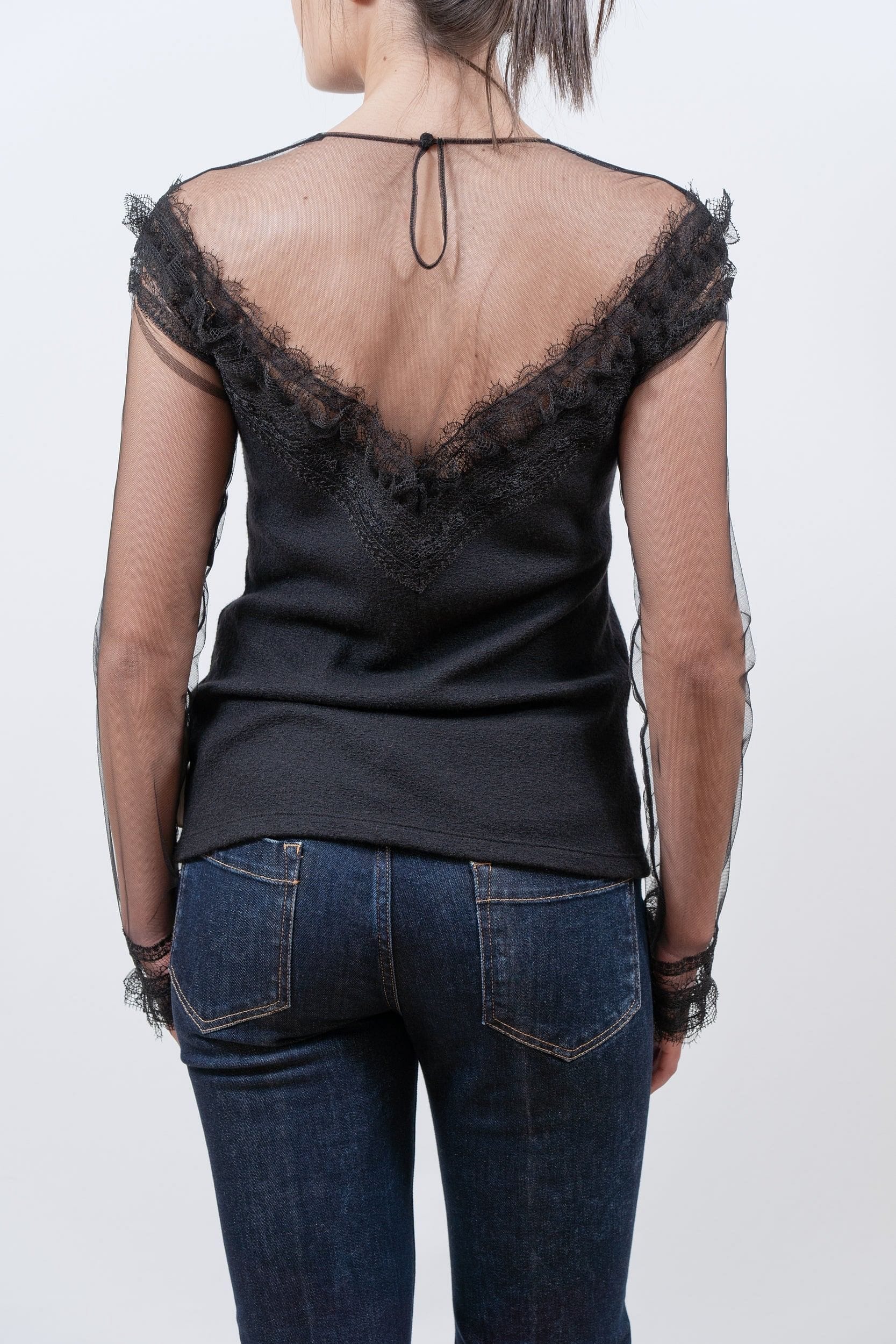 Maglia Scervino in Lana e Tulle 2