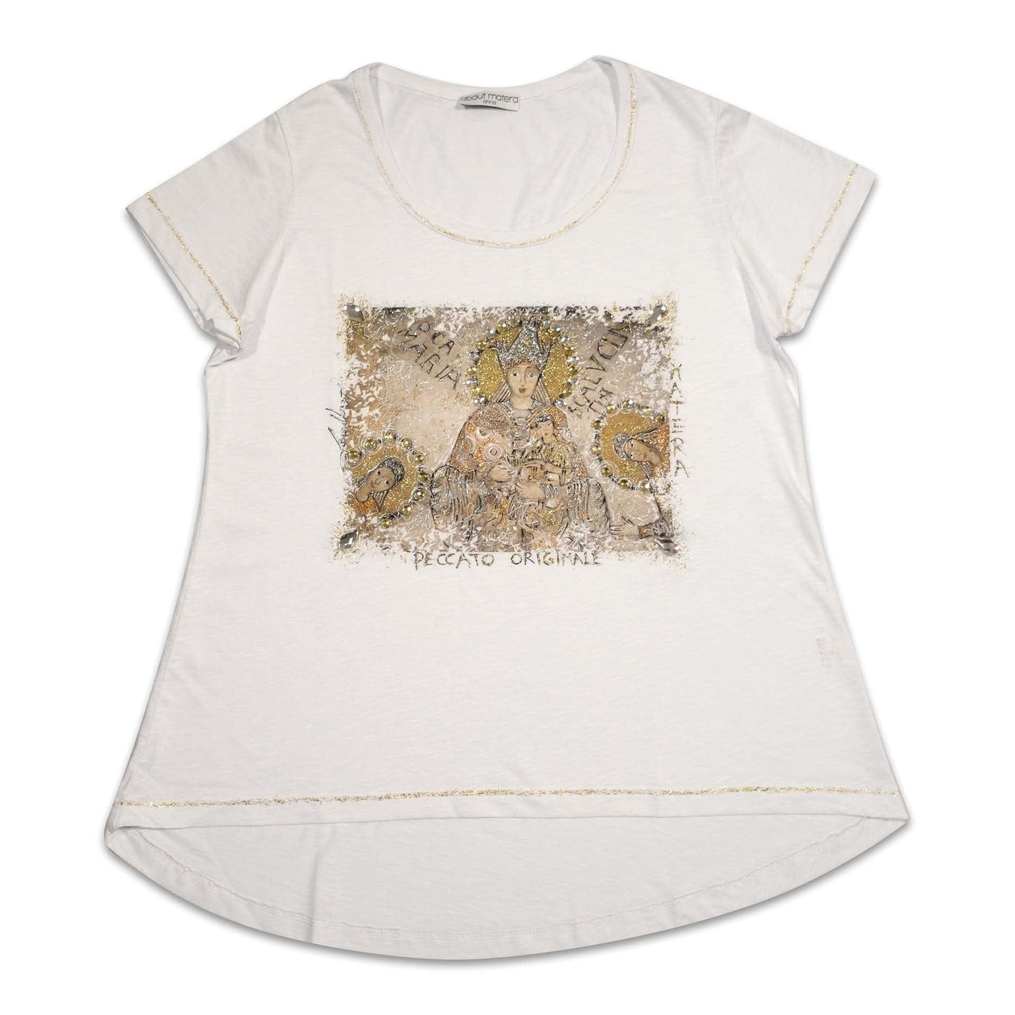 T-shirt Cripta con pietre 10