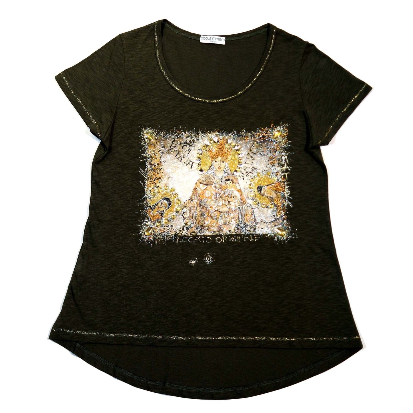 T-shirt Cripta con pietre 5