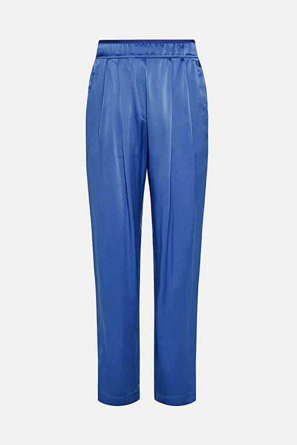 Pantalone jogging in raso azzurro Forte Forte
