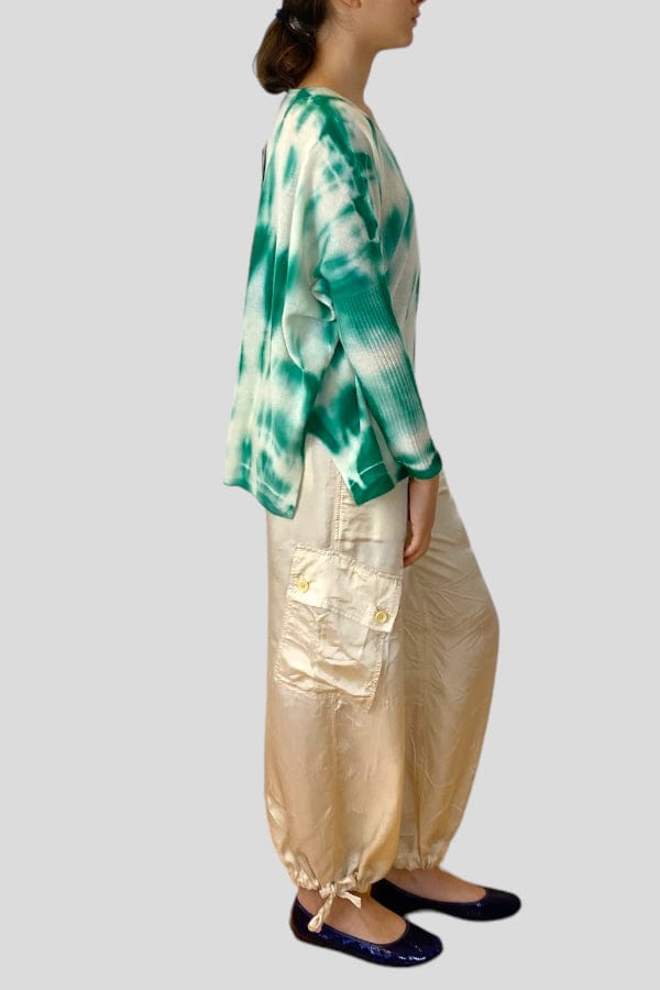 Maglia over in cashmere bicolor