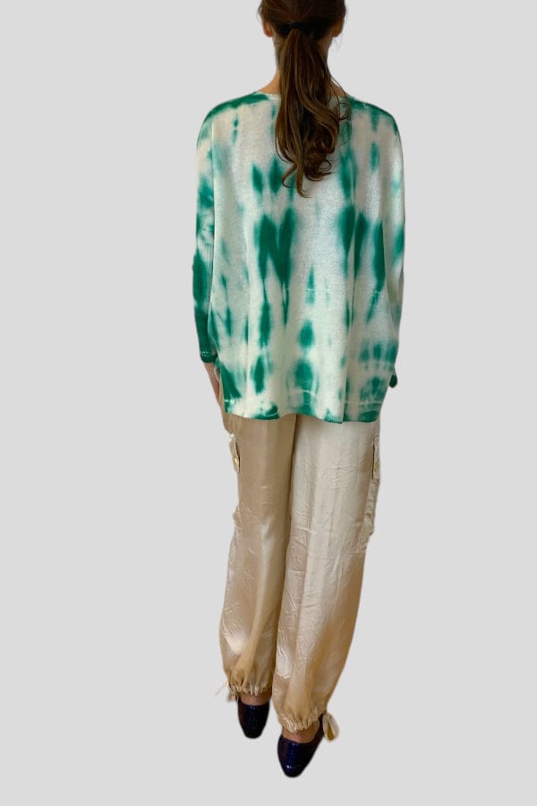 Maglia over in cashmere bicolor
