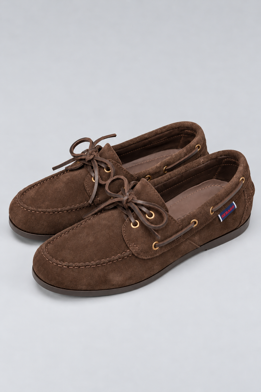 Sebago Owen Woman moka - vista di tre quarti