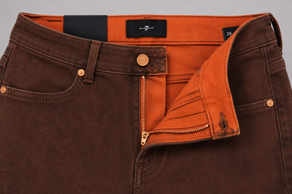 Jeans cognac 7 For All Mankind, dettaglio della vita