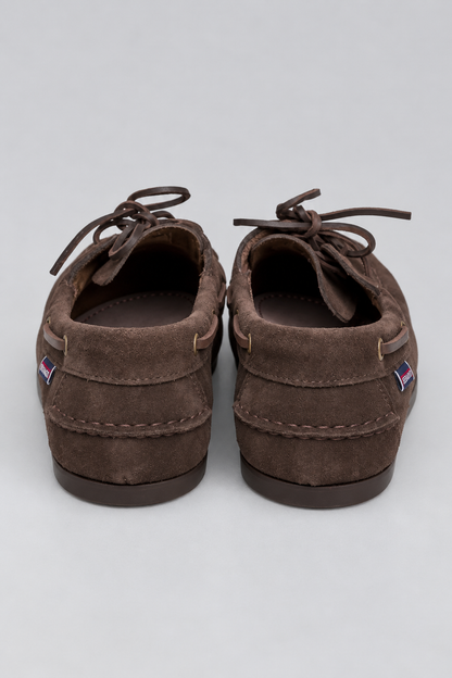 Sebago Owen Woman moka - vista posteriore