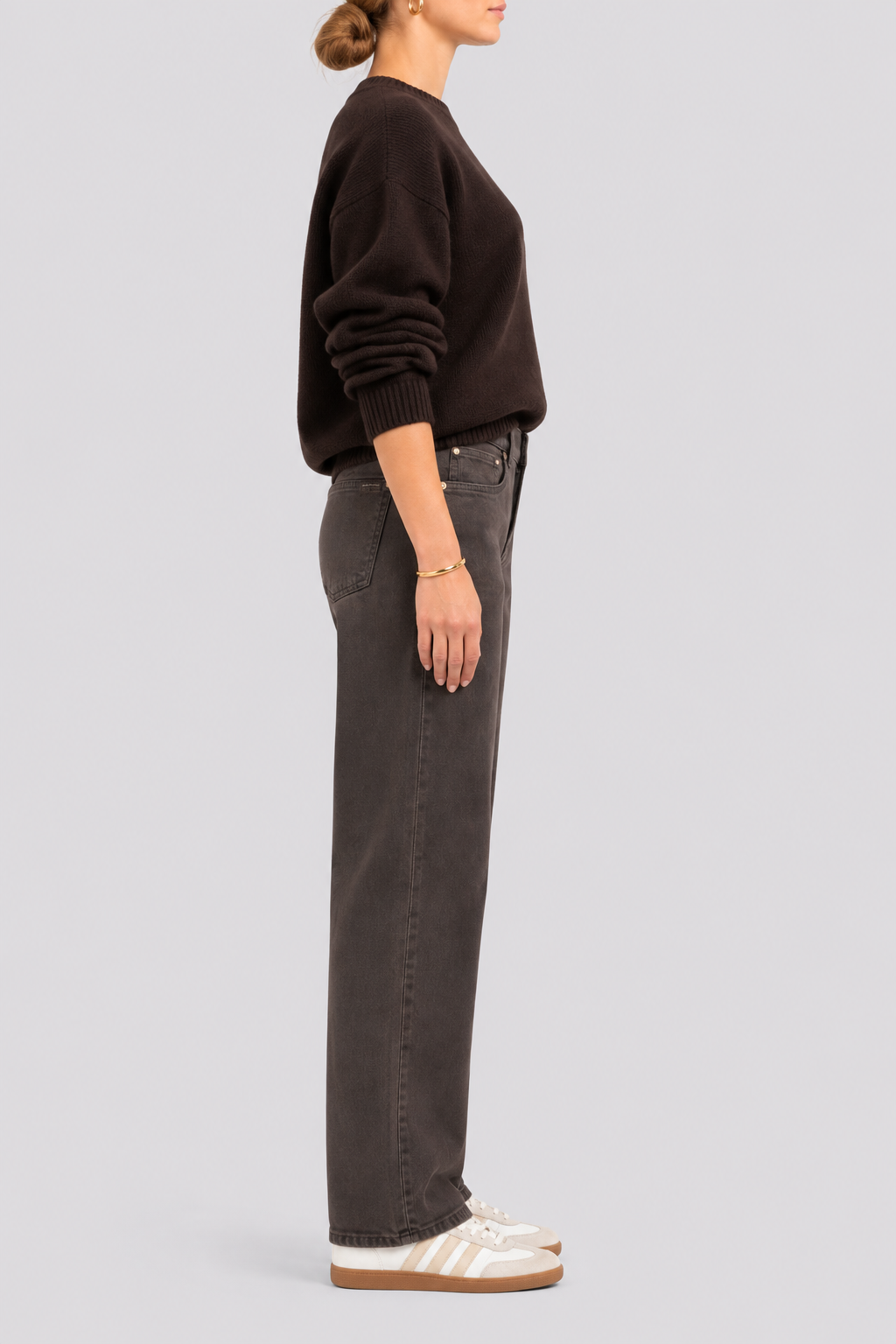 Jeans marrone 7 For All Mankind, vista laterale