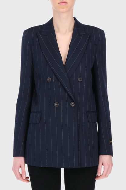 Blazer Doppiopetto Gessato