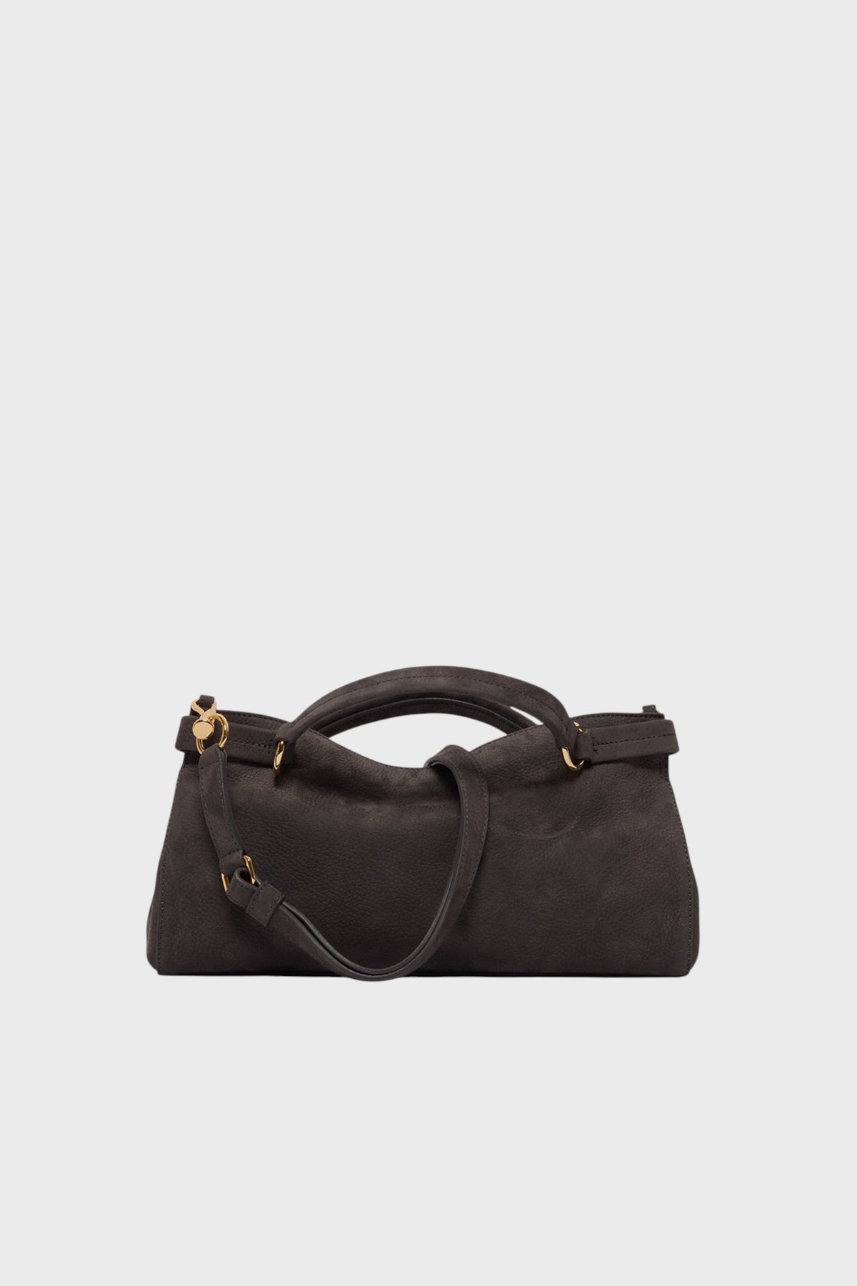 Borsa Orciani Virgo Nabucco Small in Pelle Nabuk