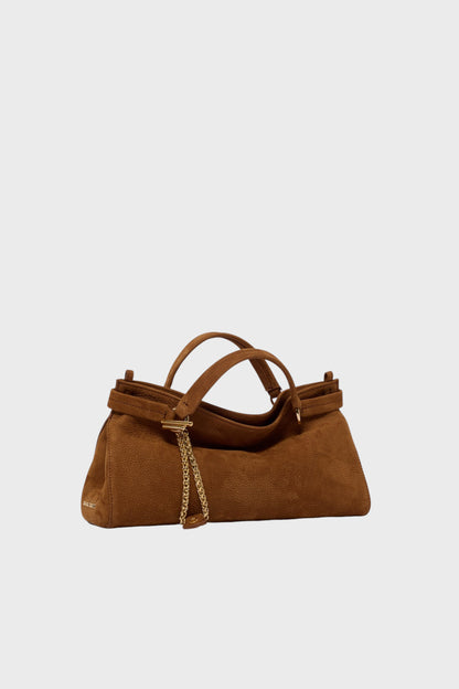 Borsa Orciani Virgo Nabucco Small in Pelle Nabuk