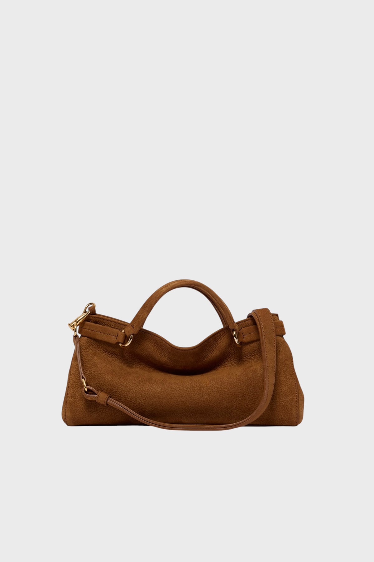 Borsa Orciani Virgo Nabucco Small in Pelle Nabuk