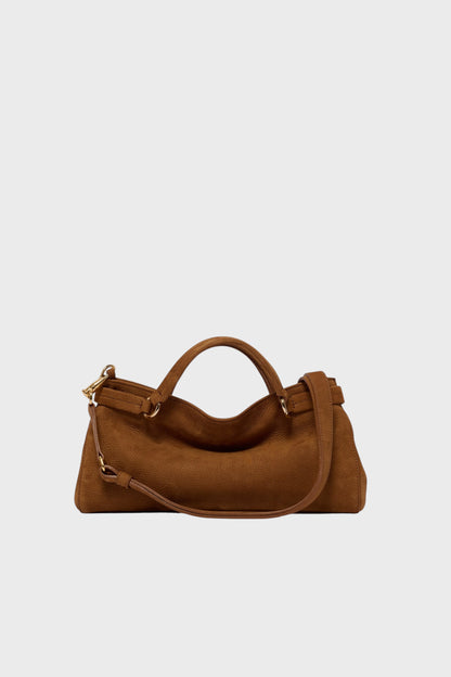Borsa Orciani Virgo Nabucco Small in Pelle Nabuk