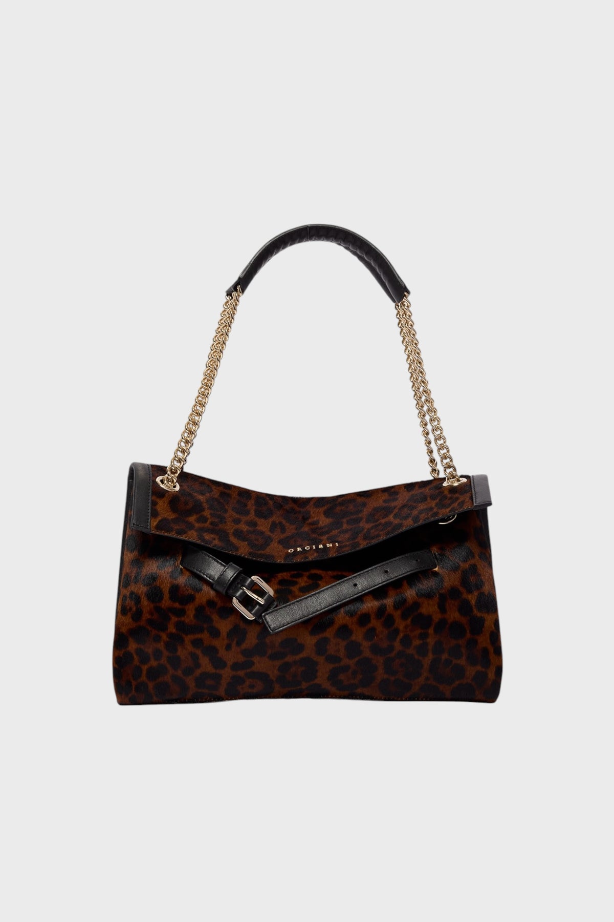 Borsa Orciani Venus Small in Cavallino Leopard