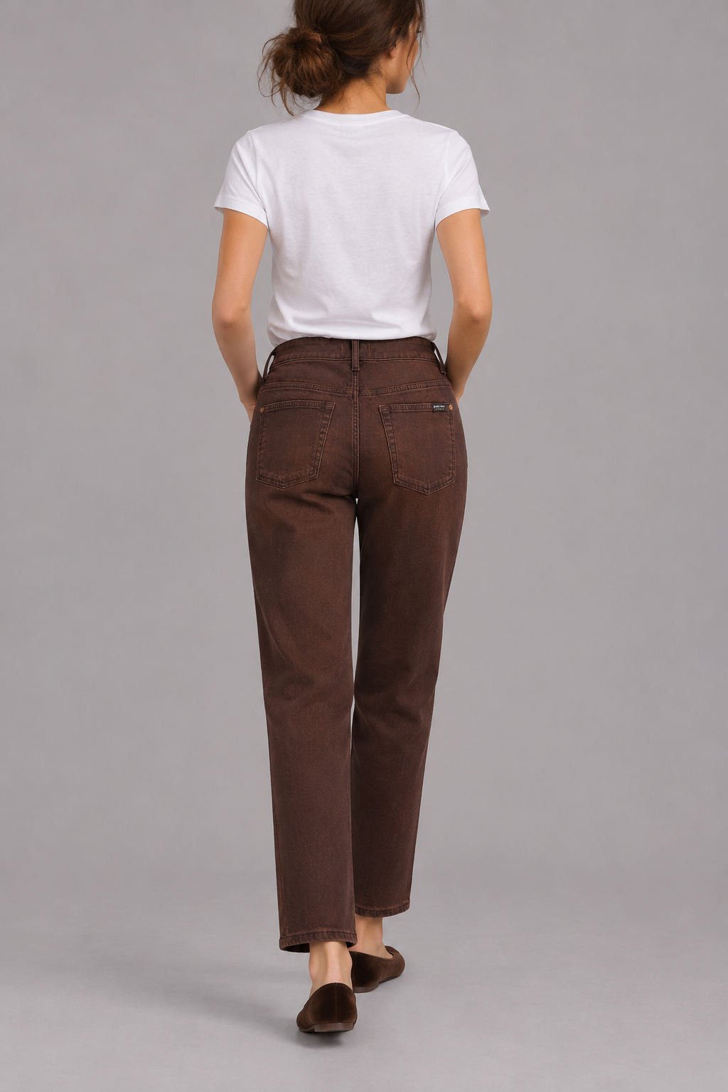 Jeans cognac 7 For All Mankind, vista posteriore