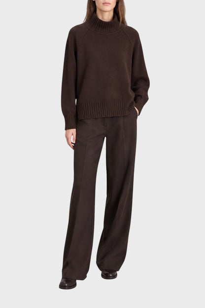 Maglia BE YOU Dolcevita Brown