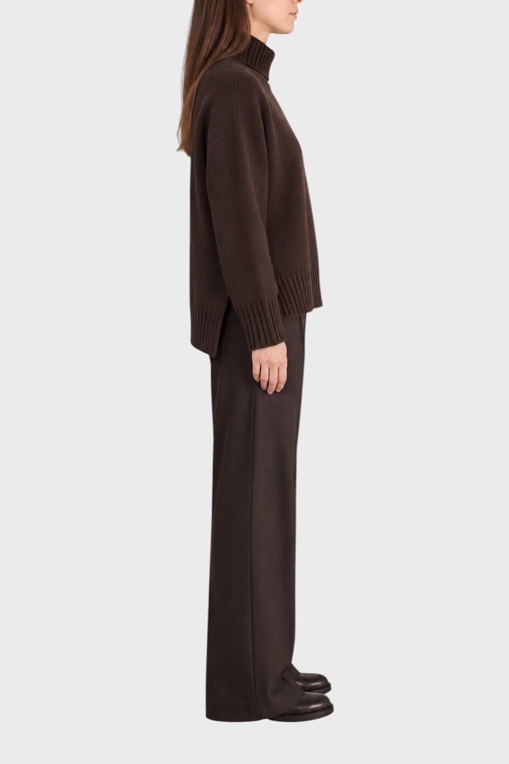 Maglia BE YOU Dolcevita Brown