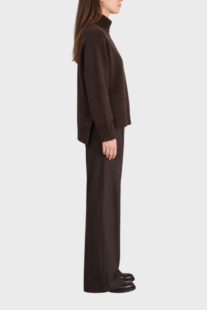 Maglia BE YOU Dolcevita Brown