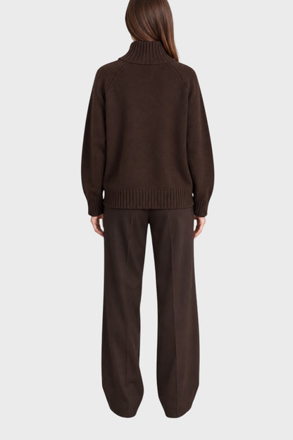 Maglia BE YOU Dolcevita Brown