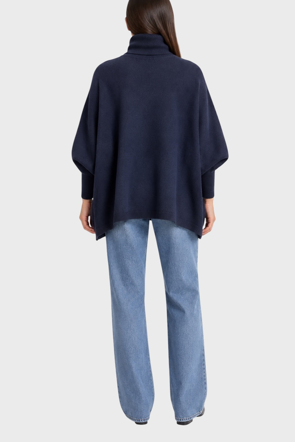 Maglia BE YOU Mantella Dolcevita Navy