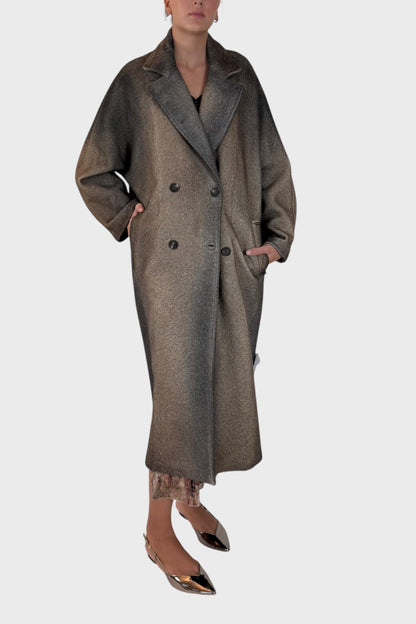 Cappotto lungo effetto degradé