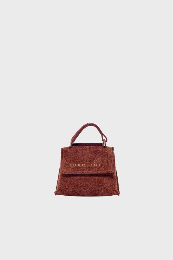 Charm mini Sveva in pelle scamosciata